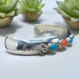 🌺Vintage Carolyn Pollack Cuff Bracelet